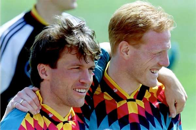 Lothar Matthaus và Matthias Sammer